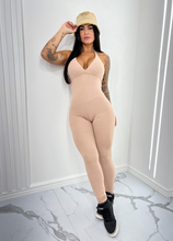 Load image into Gallery viewer, BEIGE JUMPSUIT WITH POCKETS
