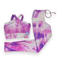 Load image into Gallery viewer, TIE DYE TEXTURE LEGGING SET
